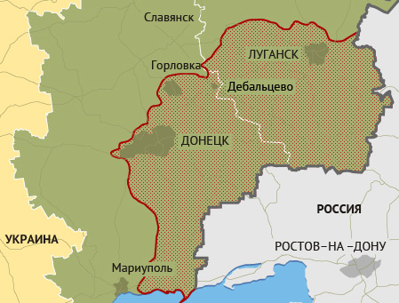 До таких держав належать ДНР і ЛНР, розташовані на Донбасі і колись вважалися українськими областями