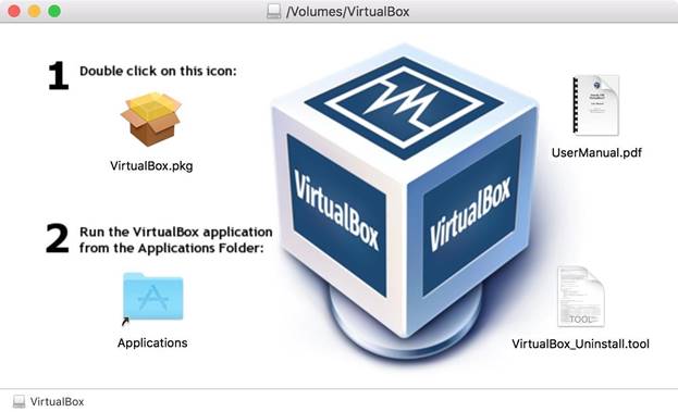Після завантаження підключіть дисковий образ, а потім двічі клацніть на іконці VirtualBox