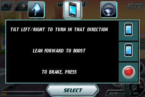 1) При натисканні на ліву частину екрана машина їде наліво, при натисканні на праву - їде направо